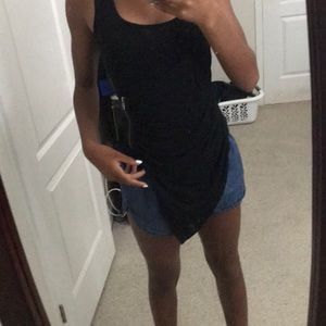 Dressy black tank top